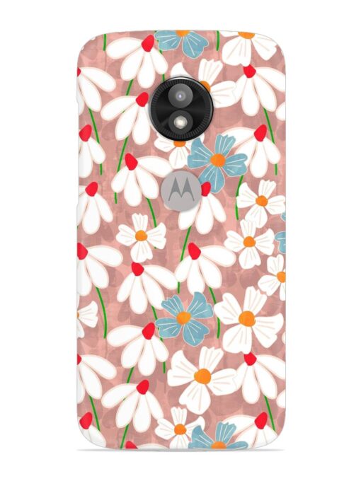 Abstract Petal Flowers Snap Case for Motorola Moto E5 Play Zapvi