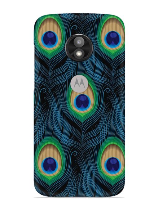 Seamless Pattern Peacock Snap Case for Motorola Moto E5 Play Zapvi