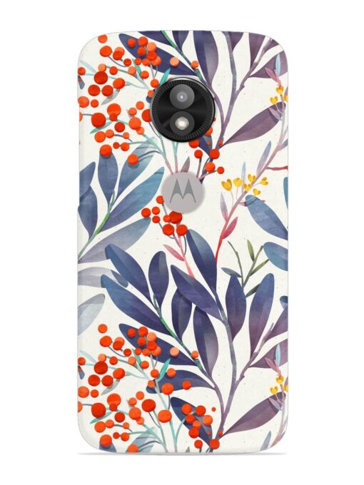 Seamless Floral Pattern Snap Case for Motorola Moto E5 Play Zapvi