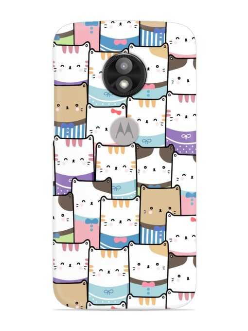 Cute Adorable Cat Snap Case for Motorola Moto E5 Play Zapvi