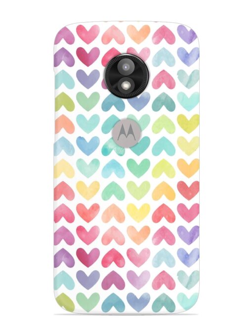 Seamless Colorful Watercolor Snap Case for Motorola Moto E5 Play Zapvi