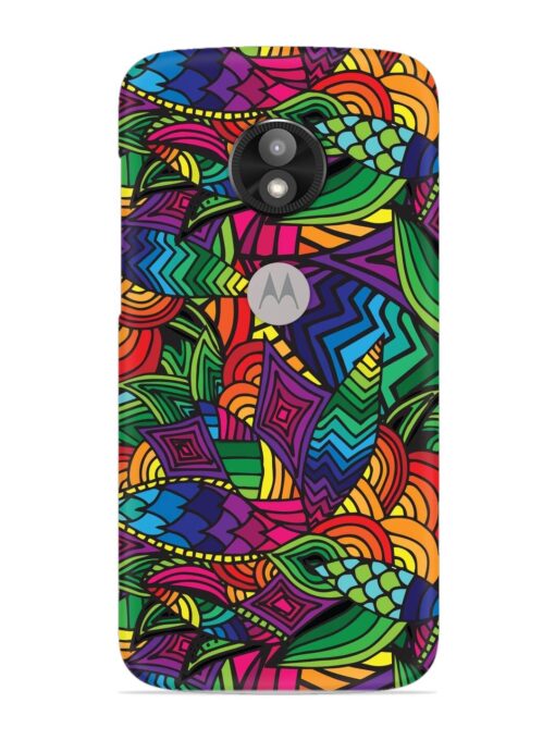 Abstract Multicolor Seamless Snap Case for Motorola Moto E5 Play Zapvi