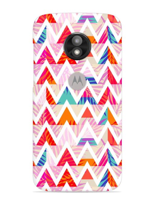 Abstract Triangle Background Snap Case for Motorola Moto E5 Play Zapvi