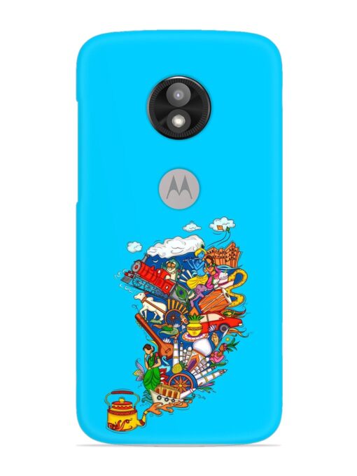 Vector Design Indian Snap Case for Motorola Moto E5 Play Zapvi