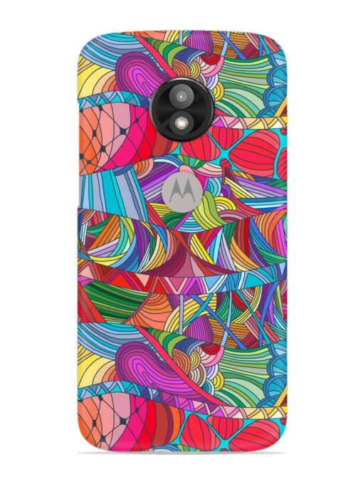 Seamless Patterns Hand Drawn Snap Case for Motorola Moto E5 Play Zapvi