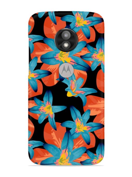 Philippine Flowers Seamless Snap Case for Motorola Moto E5 Play Zapvi