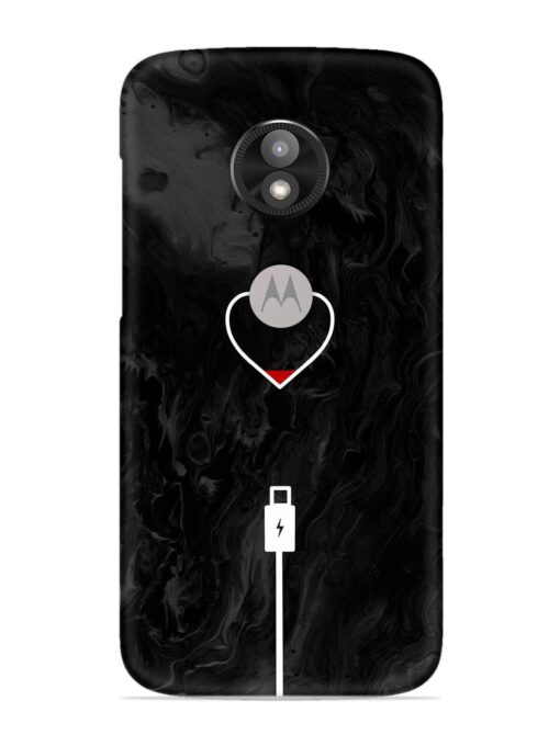 Heart Charging Vector Snap Case for Motorola Moto E5 Play Zapvi