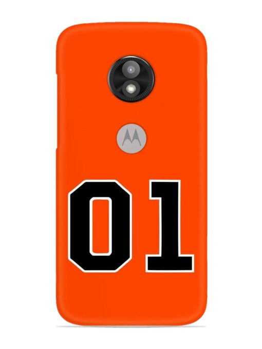 01 Number Snap Case for Motorola Moto E5 Play Zapvi