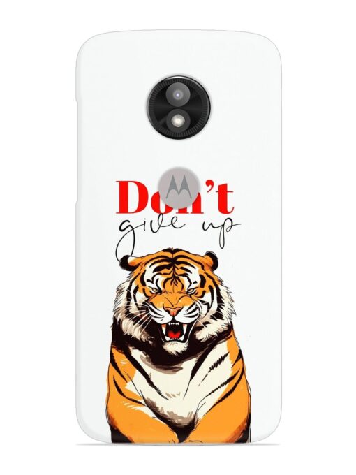 Don'T Give Up Tiger Art Snap Case for Motorola Moto E5 Play Zapvi