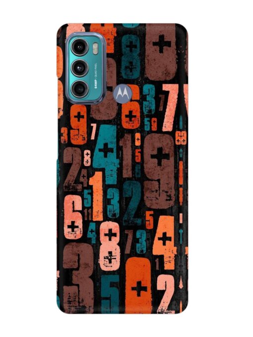 0 To 9 Art Snap Case for Motorola Moto G40 Fusion Zapvi