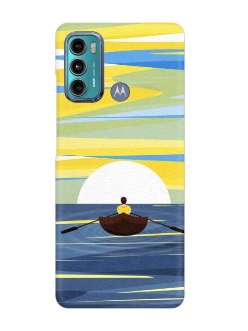 Rowing Person Ferry Paddle Snap Case for Motorola Moto G40 Fusion Zapvi