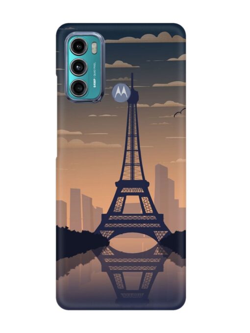 France Paris Eiffel Tower Gradient Snap Case for Motorola Moto G40 Fusion Zapvi