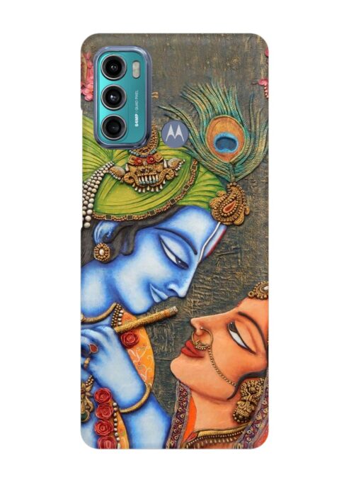 Lord Radha Krishna Flute Art Snap Case for Motorola Moto G40 Fusion Zapvi