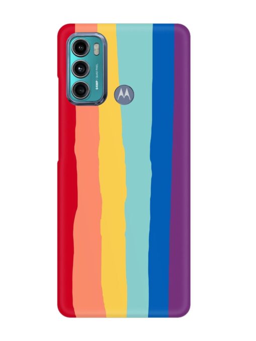 Rainbow Genuine Liquid Snap Case for Motorola Moto G40 Fusion Zapvi