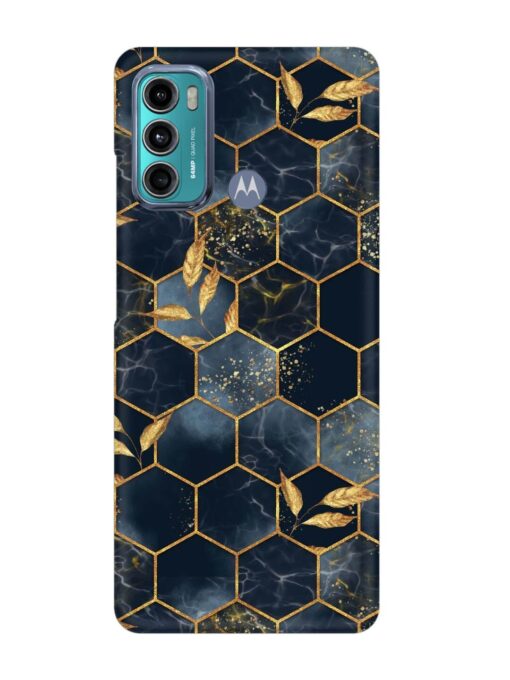 Marble Hexagon Seamless Snap Case for Motorola Moto G40 Fusion Zapvi