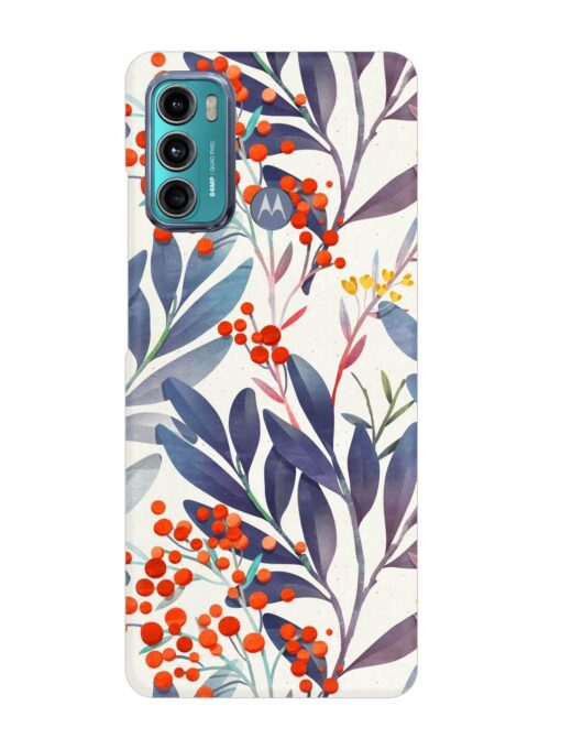 Seamless Floral Pattern Snap Case for Motorola Moto G40 Fusion Zapvi