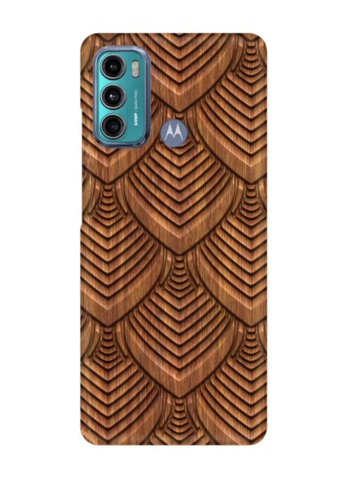 Carved Pattern On Snap Case for Motorola Moto G40 Fusion Zapvi