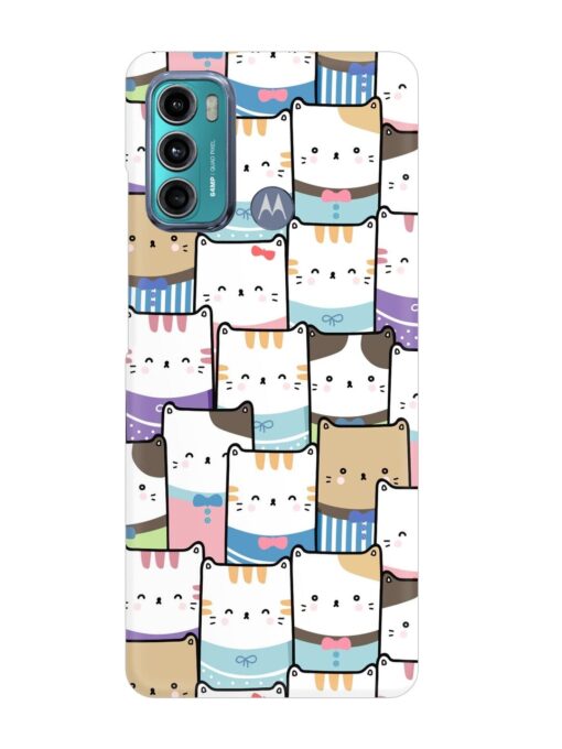 Cute Adorable Cat Snap Case for Motorola Moto G40 Fusion Zapvi