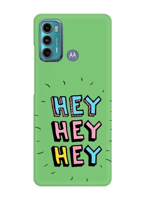 Hey Vector Cartoon Snap Case for Motorola Moto G40 Fusion Zapvi