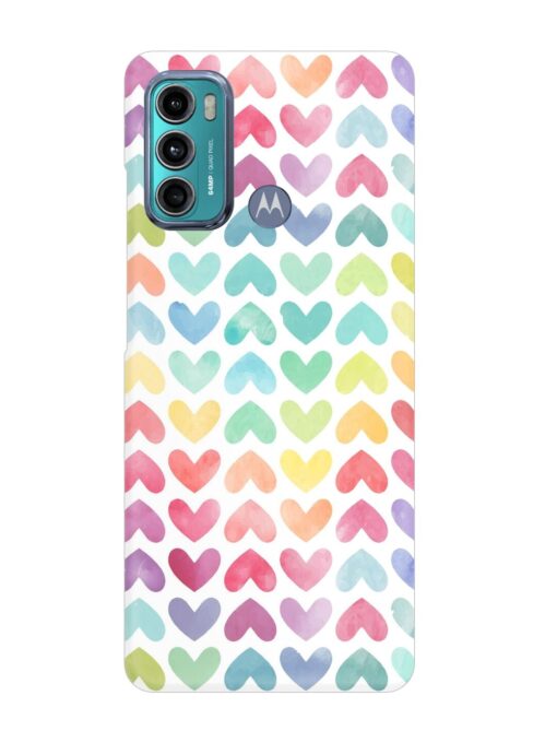 Seamless Colorful Watercolor Snap Case for Motorola Moto G40 Fusion Zapvi