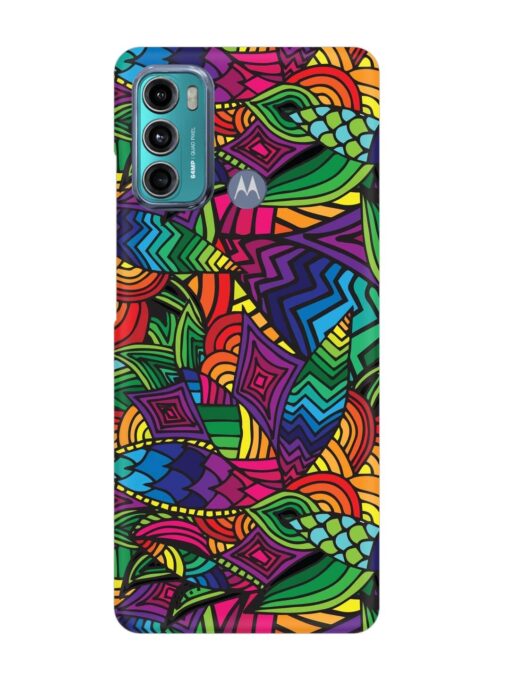 Abstract Multicolor Seamless Snap Case for Motorola Moto G40 Fusion Zapvi