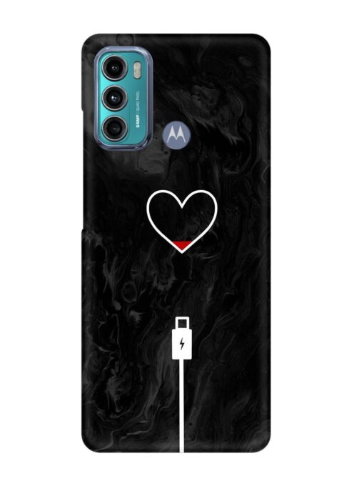 Heart Charging Vector Snap Case for Motorola Moto G40 Fusion Zapvi