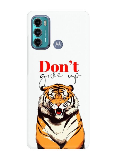 Don'T Give Up Tiger Art Snap Case for Motorola Moto G40 Fusion Zapvi