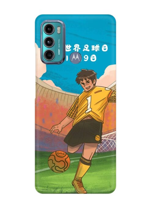 Soccer Kick Snap Case for Motorola Moto G40 Fusion Zapvi