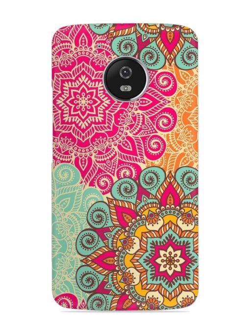 Mandala Seamless Snap Case for Motorola Moto G5 Zapvi