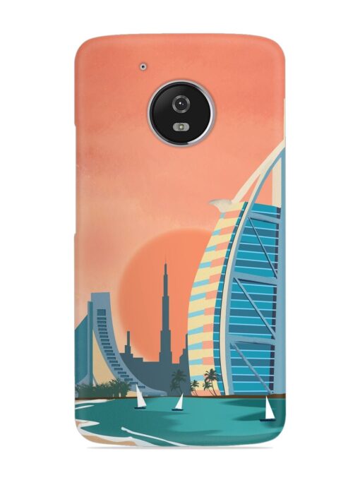 Dubai Architectural Scenery Snap Case for Motorola Moto G5 Zapvi