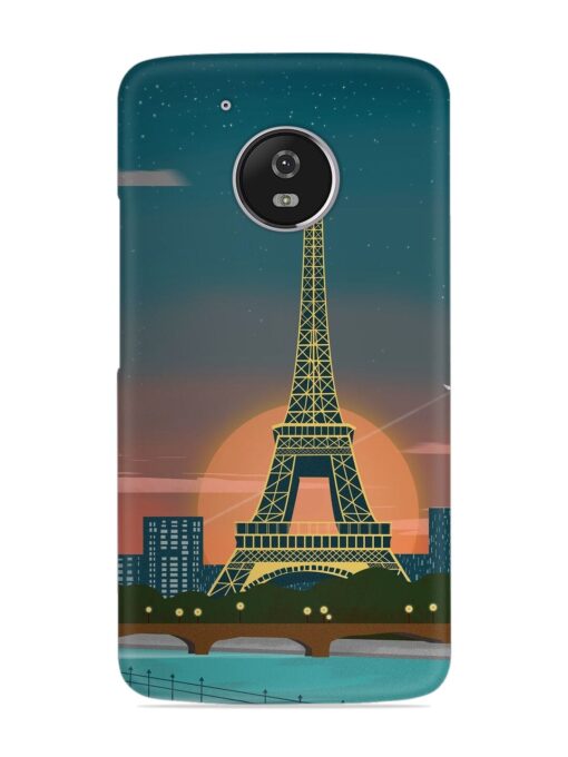 Scenery Architecture France Paris Snap Case for Motorola Moto G5 Zapvi