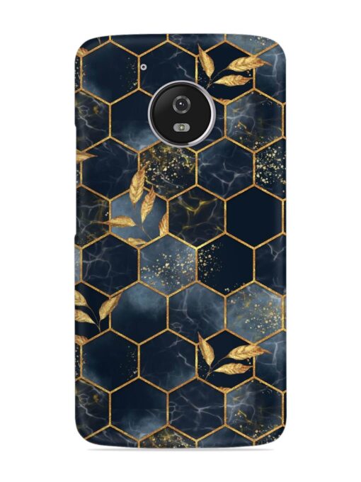 Marble Hexagon Seamless Snap Case for Motorola Moto G5 Zapvi