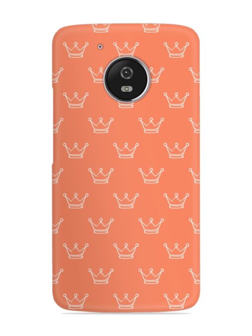 Hand Drawn Crown Snap Case for Motorola Moto G5 Zapvi