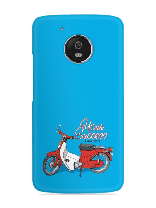 Motorcycles Image Vector Snap Case for Motorola Moto G5 Zapvi