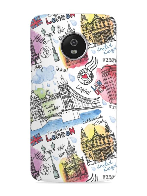 Vector London Landmark Snap Case for Motorola Moto G5 Zapvi