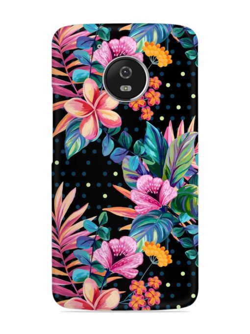 Seamless Floral Pattern Snap Case for Motorola Moto G5 Zapvi