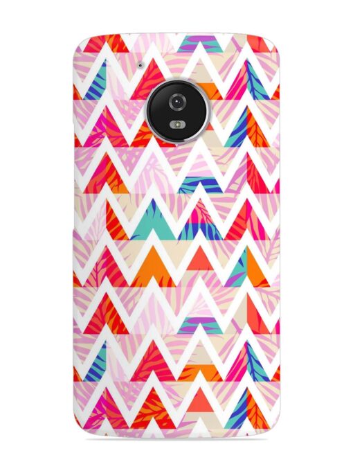 Abstract Triangle Background Snap Case for Motorola Moto G5 Zapvi