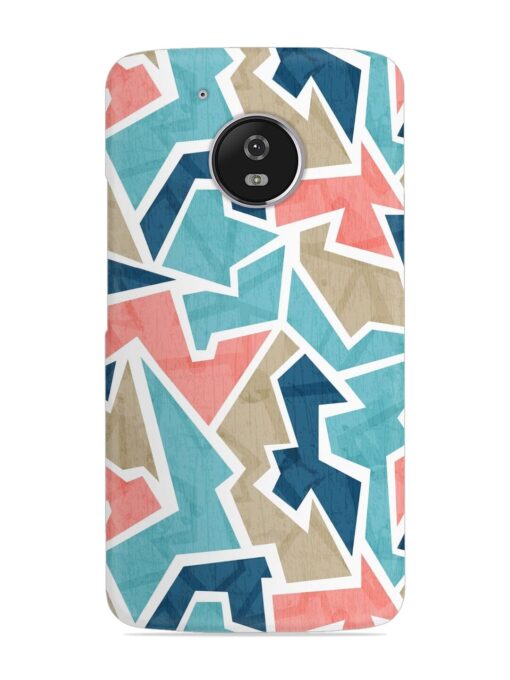 Vintage Geometric Triangle Snap Case for Motorola Moto G5 Zapvi