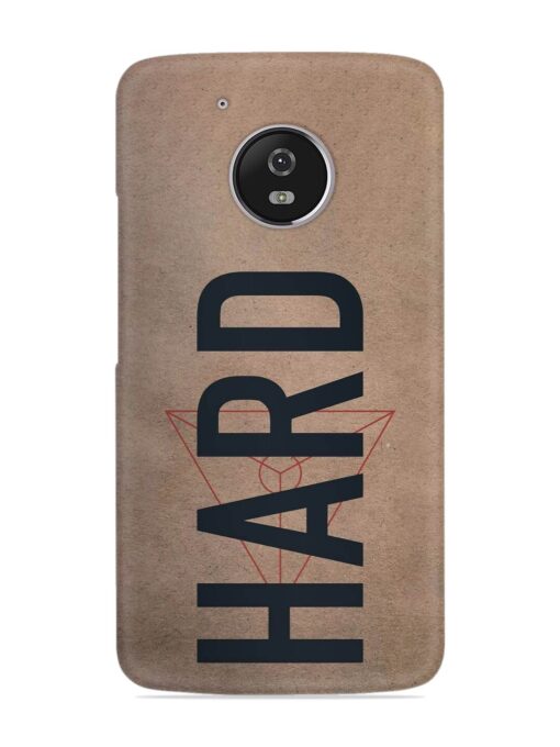 Hard Typo Snap Case for Motorola Moto G5 Zapvi