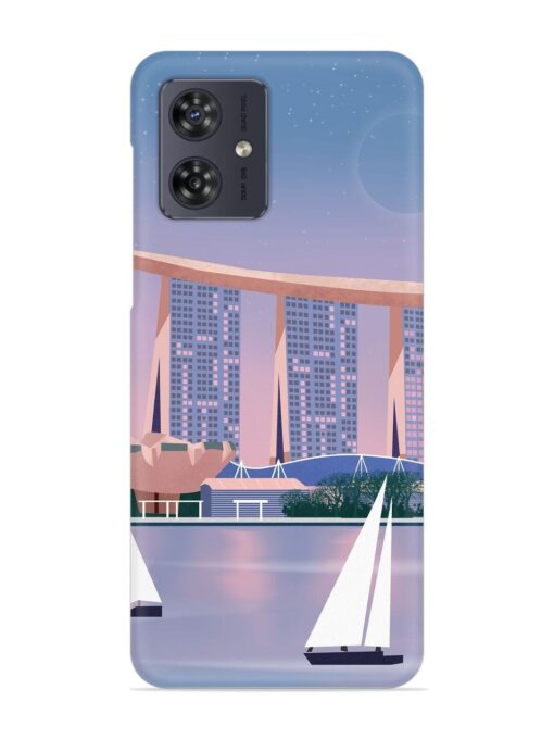 Singapore Scenery Architecture Snap Case for Motorola Moto G54 (5G) Zapvi