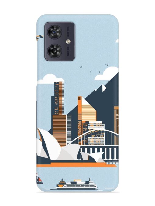 Sydney Opera Landscape Snap Case for Motorola Moto G54 (5G) Zapvi