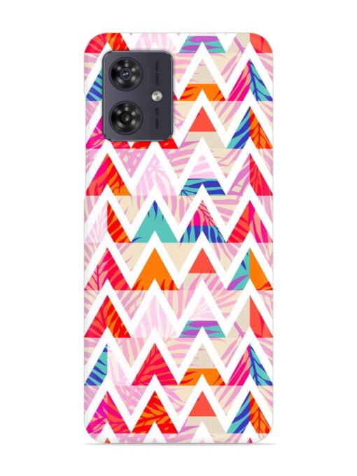 Abstract Triangle Background Snap Case for Motorola Moto G54 (5G) Zapvi