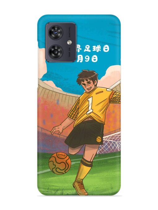 Soccer Kick Snap Case for Motorola Moto G54 (5G) Zapvi