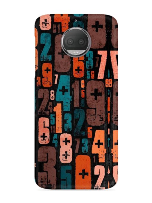 0 To 9 Art Snap Case for Motorola Moto G5S Zapvi