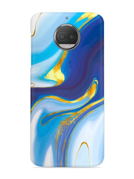 Watercolor Background With Golden Foil Snap Case for Motorola Moto G5S Zapvi