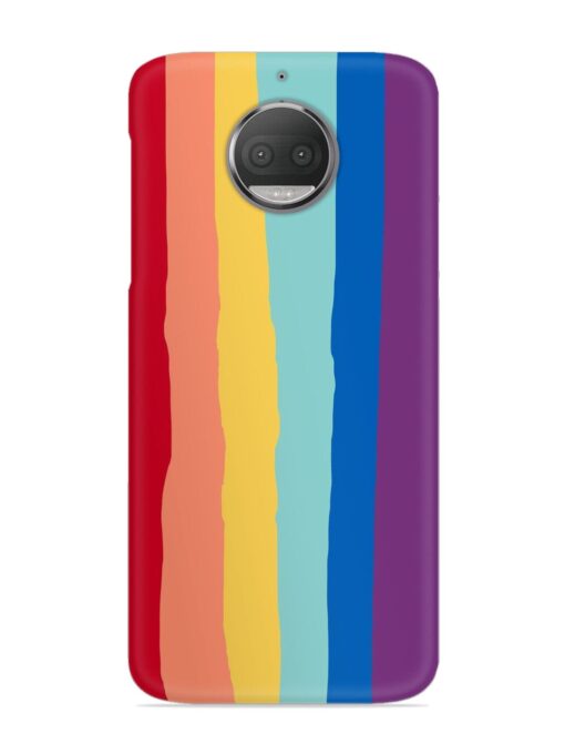 Rainbow Genuine Liquid Snap Case for Motorola Moto G5S Zapvi