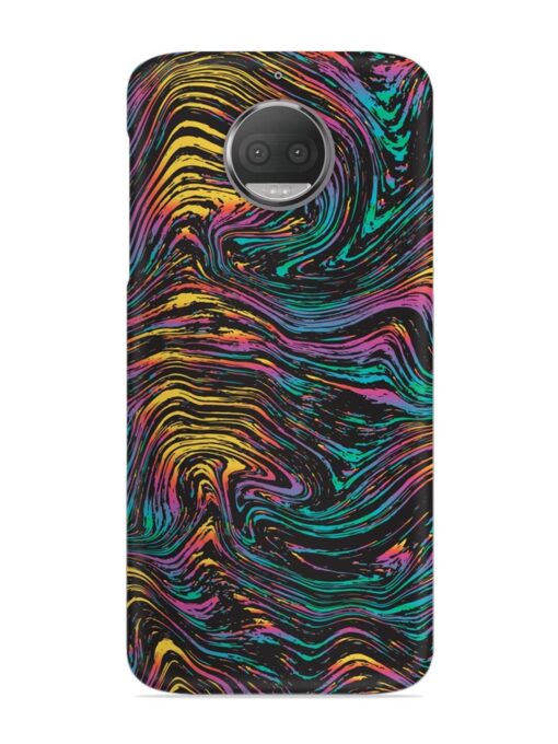 Abstract Liquid Colors Snap Case for Motorola Moto G5S Zapvi