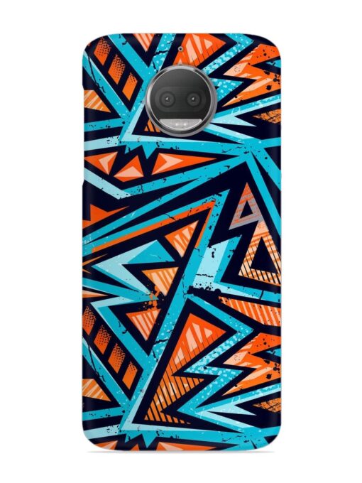 Abstract Seamless Grunge Snap Case for Motorola Moto G5S Zapvi