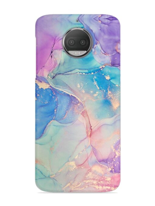 Alcohol Ink Colors Snap Case for Motorola Moto G5S Zapvi