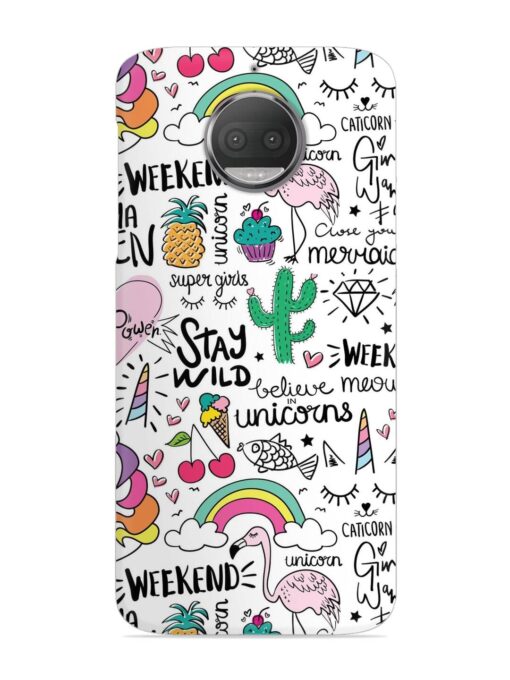 Unicorn Ice Cream Snap Case for Motorola Moto G5S Zapvi